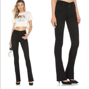 Mother The Runaway Flared Jeans Black size 25